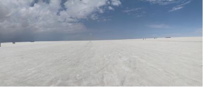 El Salar de Uyuni fue una de las paradas de la comitiva interinstitucional.